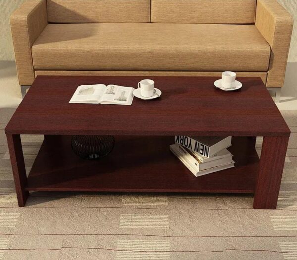Mahogany coffee table.