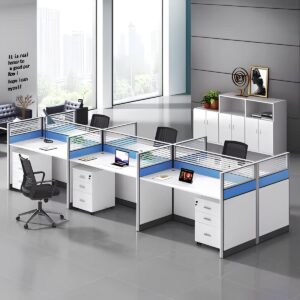 6-way office workstation
