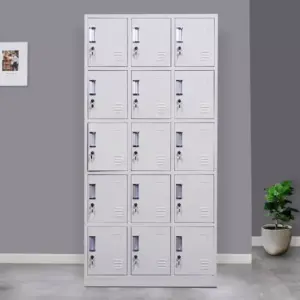 15 Locker metallic cabinet
