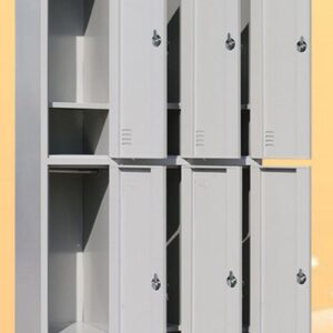 Metallic 6 Locker cabinet
