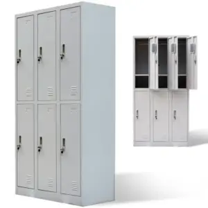 Metallic 6 Locker cabinet