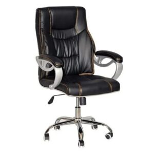 Leather office seat