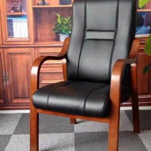 Leather visitor's chair